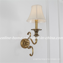2015 New Design Iron Wall Light with Fabric Shade (SL2153-1W)